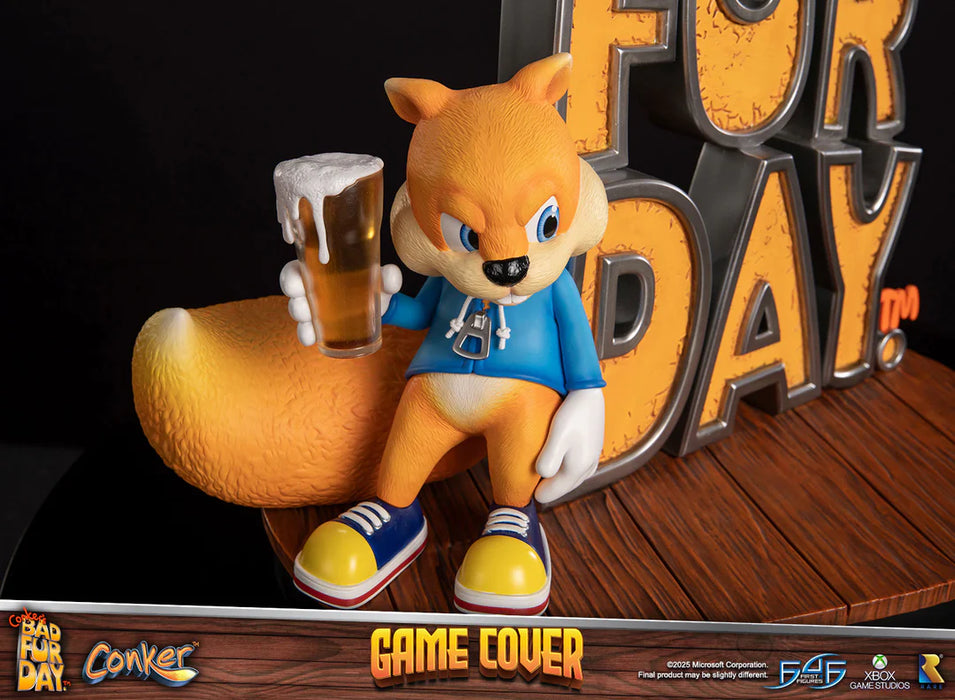 First 4 Figures: Conkers Bad Fur Day - Game Cover Standard Edition 17 Pulgadas