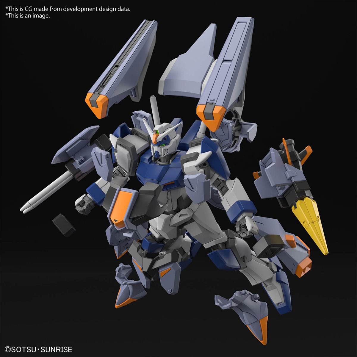 Bandai Hobby Gunpla High Grade Model Kit: Mobile Suit Gundam Seed Freedom - Duel Blitz Escala 1/144 Kit De Plastico