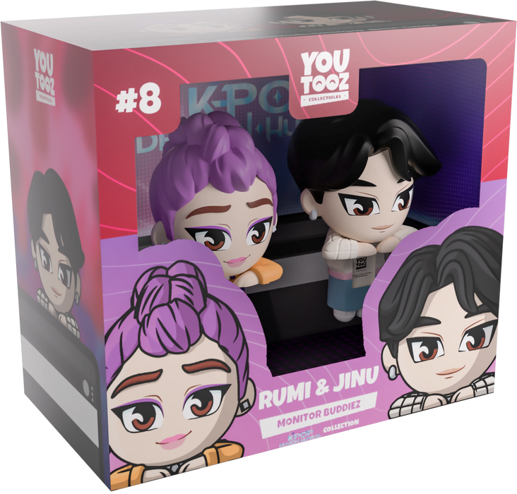 Youtooz Monitor Buddiez: KPop Demon Hunters - Jinu y Rumi
