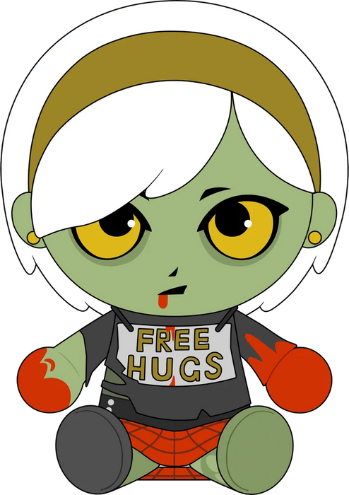 Youtooz Plush: Zombie Warfare - Free Hugs Peluche 9 Pulgadas