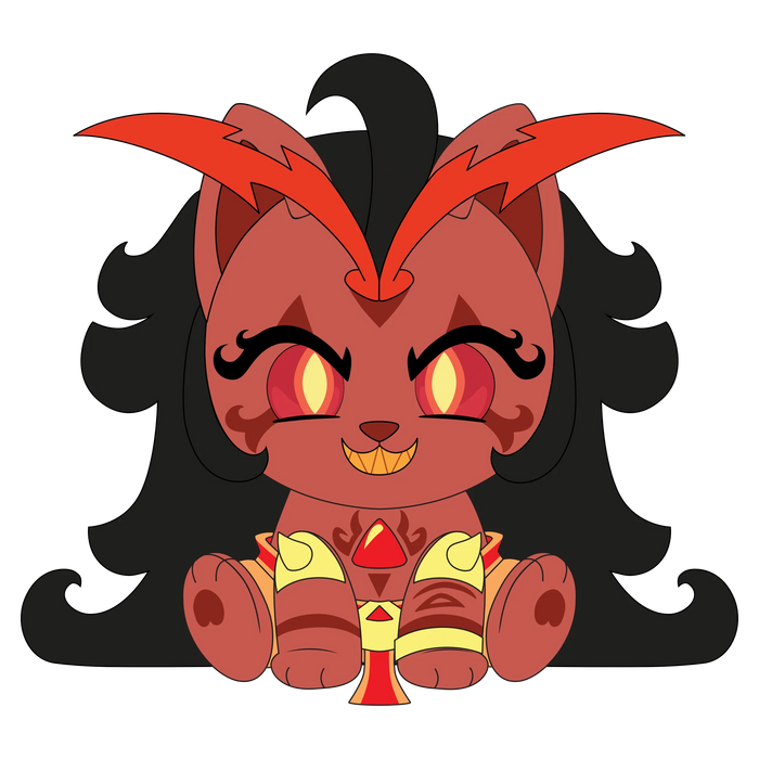 Youtooz Plush: CookieRun Kingdom - Kitty Burning Spice Peluche 9 Pulgadas