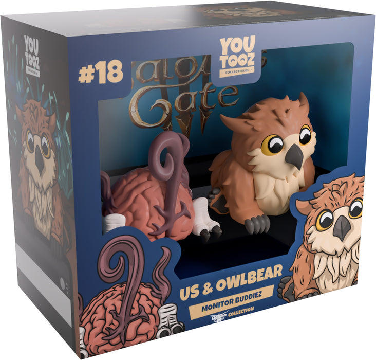 Youtooz Games: Baldurs Gate 3 - Monitor Buddiez Us y Owlbear
