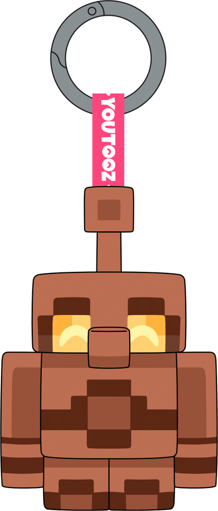 Youtooz Plush Keychain: Minecraft - Golem Llavero 5 Pulgadas