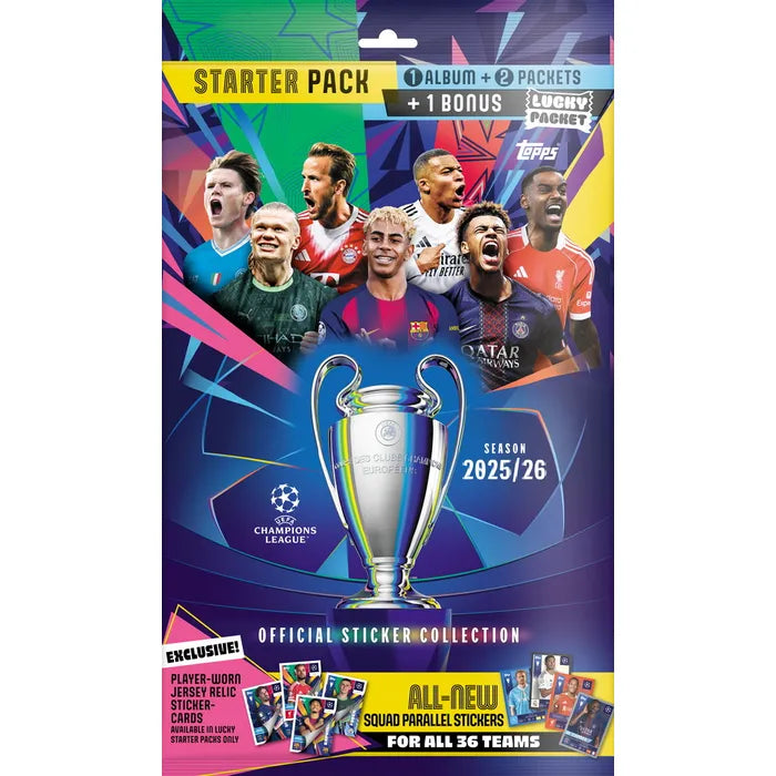 Topps Soccer UEFA: Champions League 2026 Stickers & Album - Album Pack
