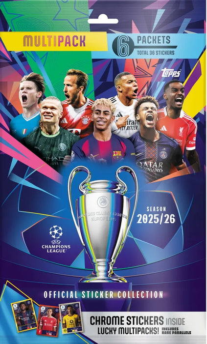 Topps Soccer UEFA: Champions League 2026 Stickers & Album - Multipack