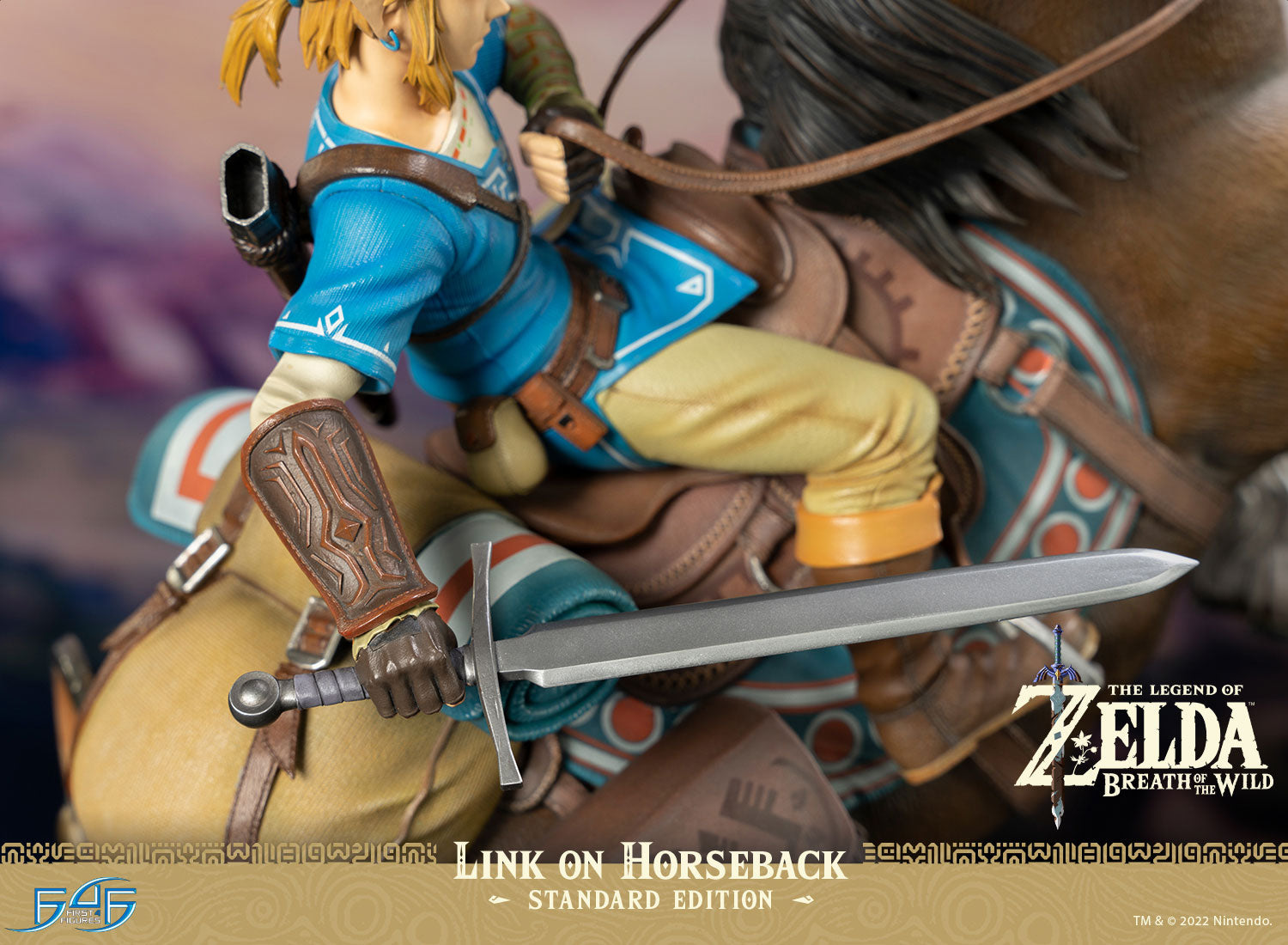First 4 Figures The Legend Of Zelda: Breath Of The Wild - Link en Caballo Edicion Estandar 22 Pulgadas