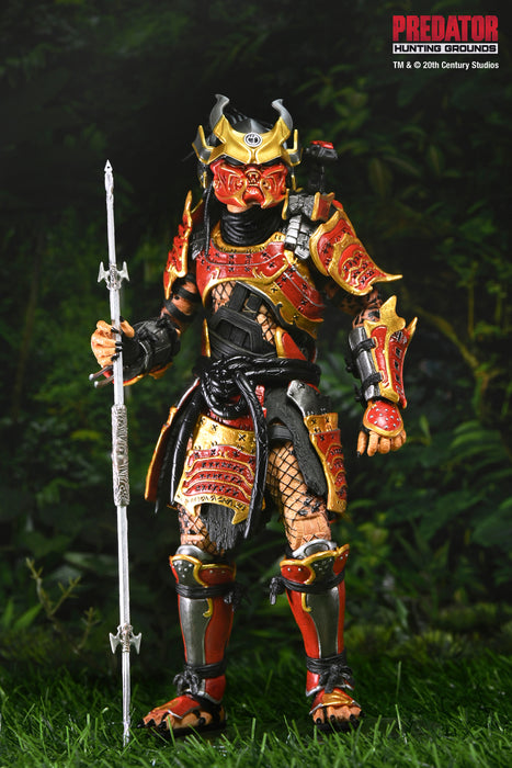 NECA Figura de Accion Ultimate: Predator Hunting Grounds - Depredador Samurai 7 Pulgadas