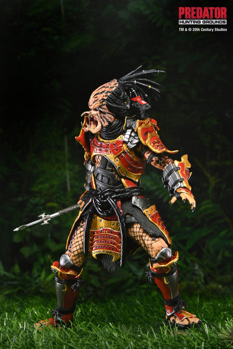 NECA Figura de Accion Ultimate: Predator Hunting Grounds - Depredador Samurai 7 Pulgadas