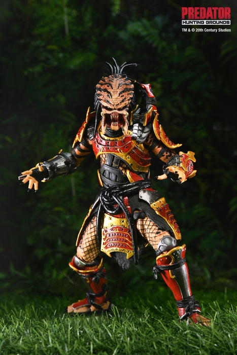 NECA Figura de Accion Ultimate: Predator Hunting Grounds - Depredador Samurai 7 Pulgadas