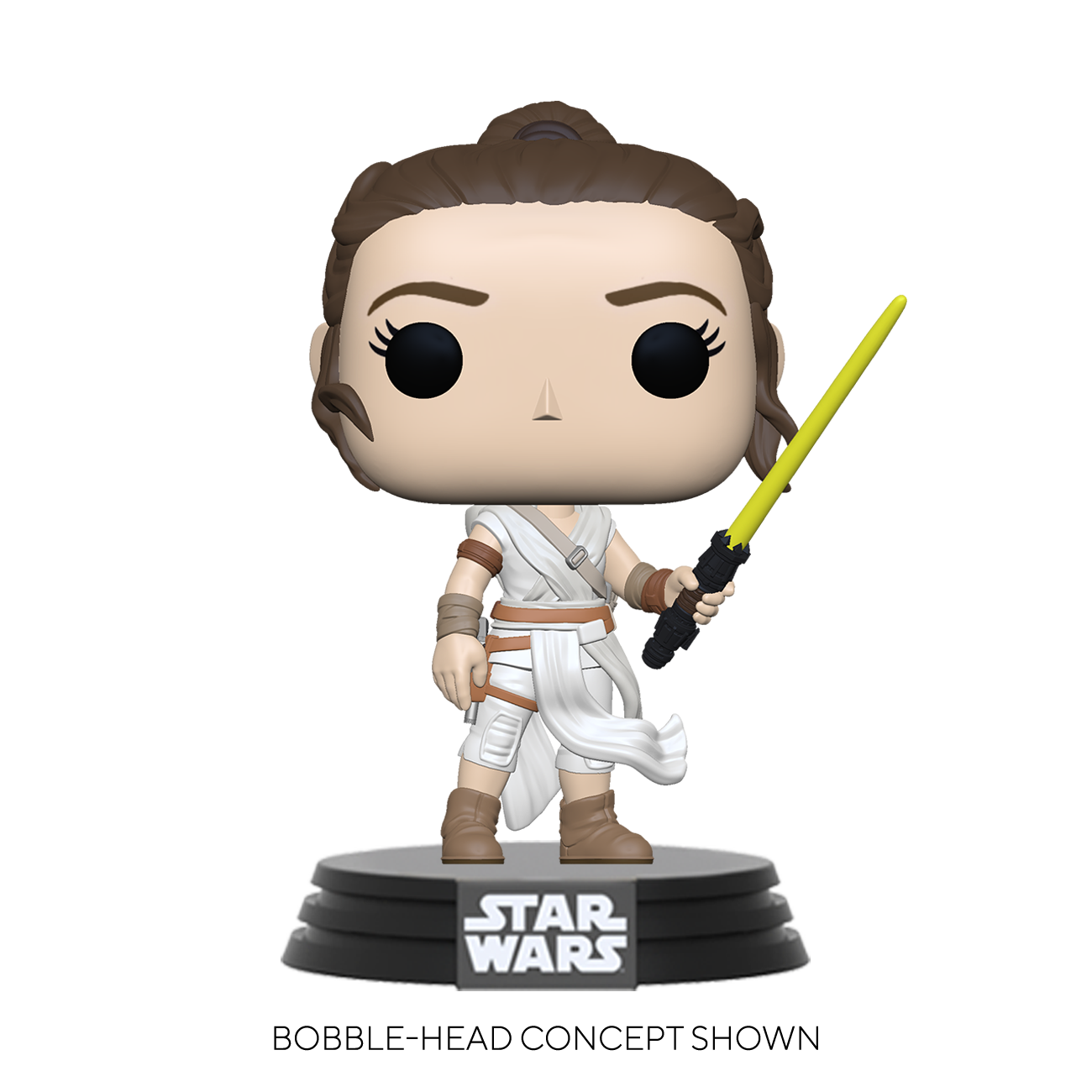 Funko Pop Star Wars: El Ascenso De Skywalker - Rey con Sable Amarillo