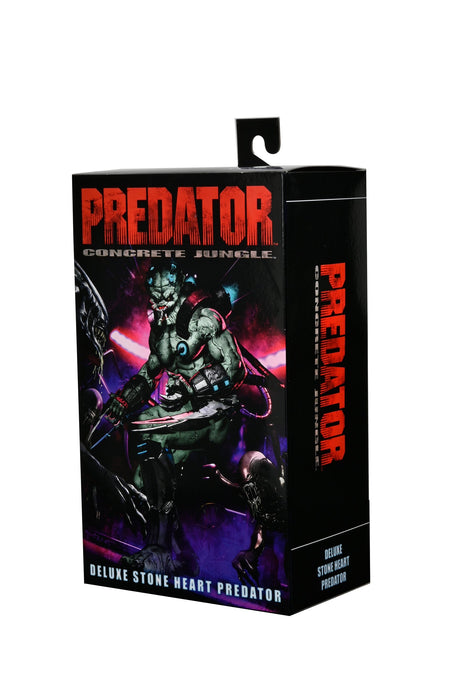 NECA Figura de Accion Ultimate: Depredador Concrete Jungle - Depredador Stone Heart Deluxe 10 Pulgadas