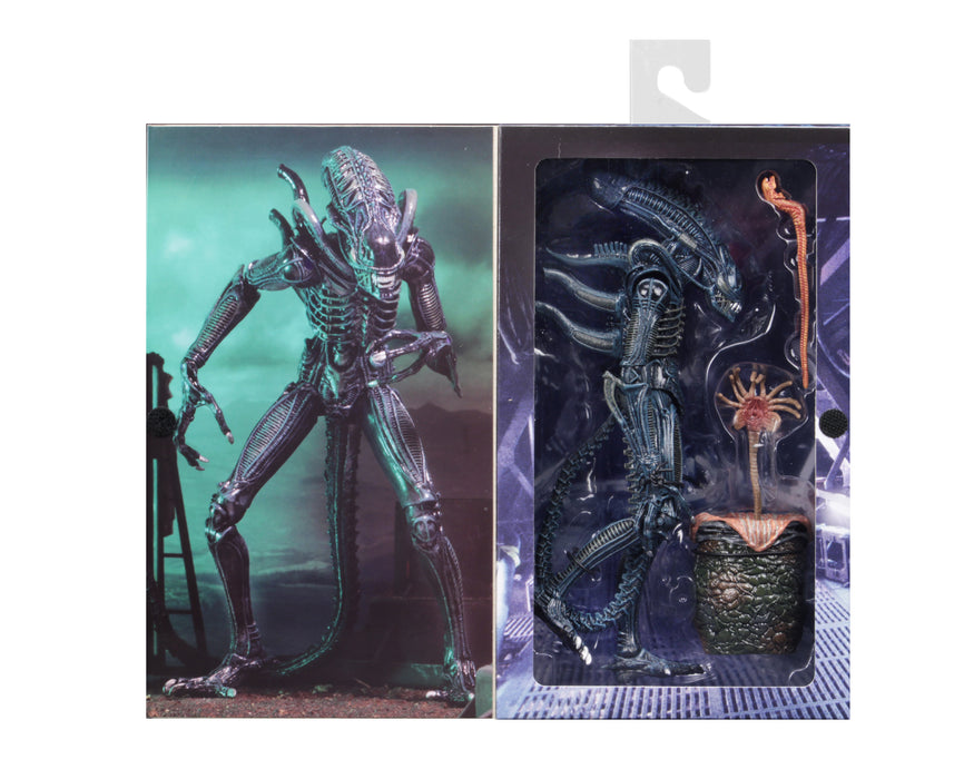 NECA Figura de Accion Ultimate: Alien 1986 - Alien Warrior Blue 7 Pulgadas
