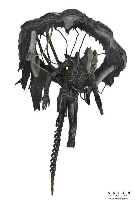 NECA Figura de Accion: Alien Romulus - Xenomorfo XX121 de laboratorio suspendido Deluxe 7 Pulgadas