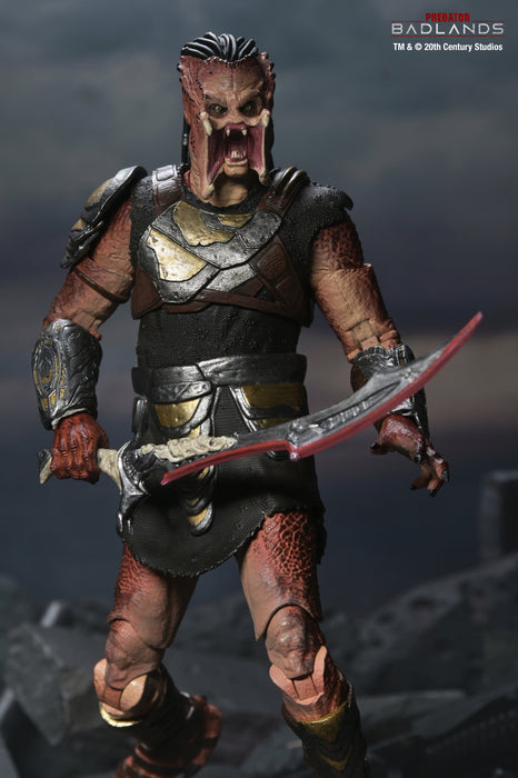 NECA Figura de Accion Ultimate: Depredador Tierras Salvajes - Dek Armadura de Entrenamiento 7 Pulgadas