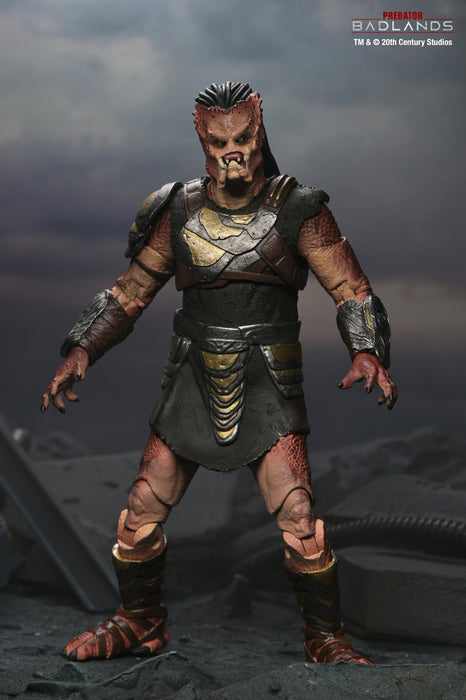NECA Figura de Accion Ultimate: Depredador Tierras Salvajes - Dek Armadura de Entrenamiento 7 Pulgadas