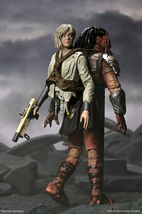 NECA Figura de Accion Ultimate: Depredador Tierras Salvajes - Thia y Bud 7 Pulgadas