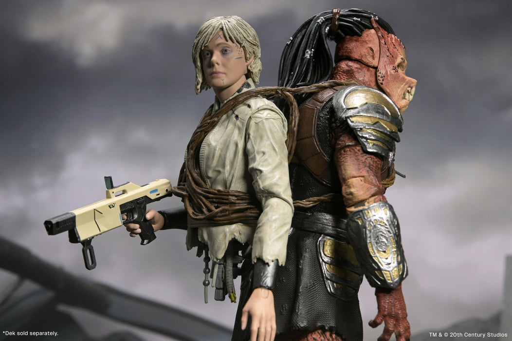 NECA Figura de Accion Ultimate: Depredador Tierras Salvajes - Thia y Bud 7 Pulgadas