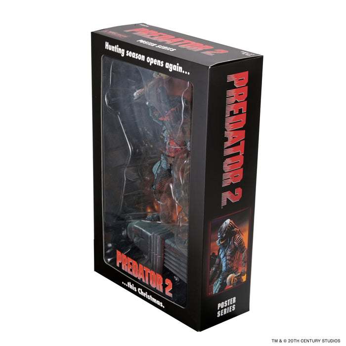 NECA Figura de Accion: Depredador 2 - City Hunter Poster Series 7 Pulgadas