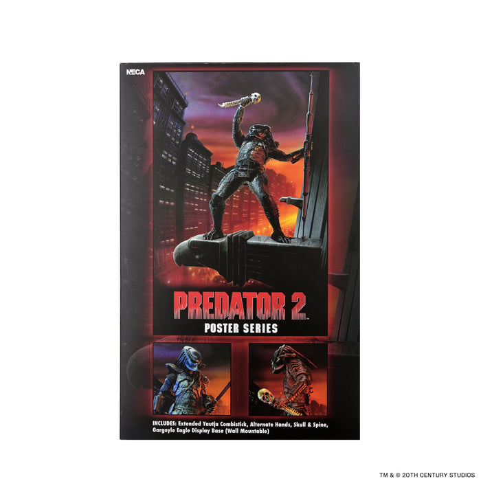 NECA Figura de Accion: Depredador 2 - City Hunter Poster Series 7 Pulgadas
