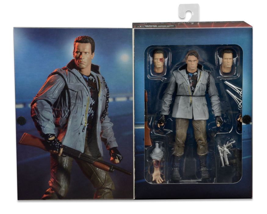 NECA Figura de Accion Ultimate: Terminator - Ultimate T-800 Tech Noir 7 Pulgadas