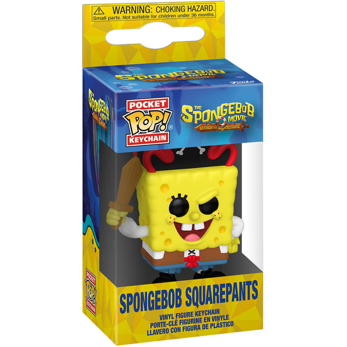Funko Pop Keychain: Bob Esponja En busca de los pantalones cuadrados - Bob Esponja Pirata Llavero