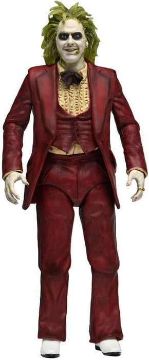 NECA Figura de Accion Ultimate: Beetlejuice Beetlejuice - Beetlejuice esmoquin de boda rojo 7 Pulgadas