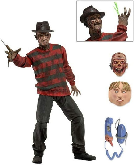 NECA Figura de Accion Ultimate: Pesadilla En La Calle Del Infierno 3 - Freddy Krueger 7 Pulgadas