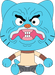 Youtooz Plush: El Increible Mundo de Gumball - Grumpy Gumball Peluche 9 Pulgadas 