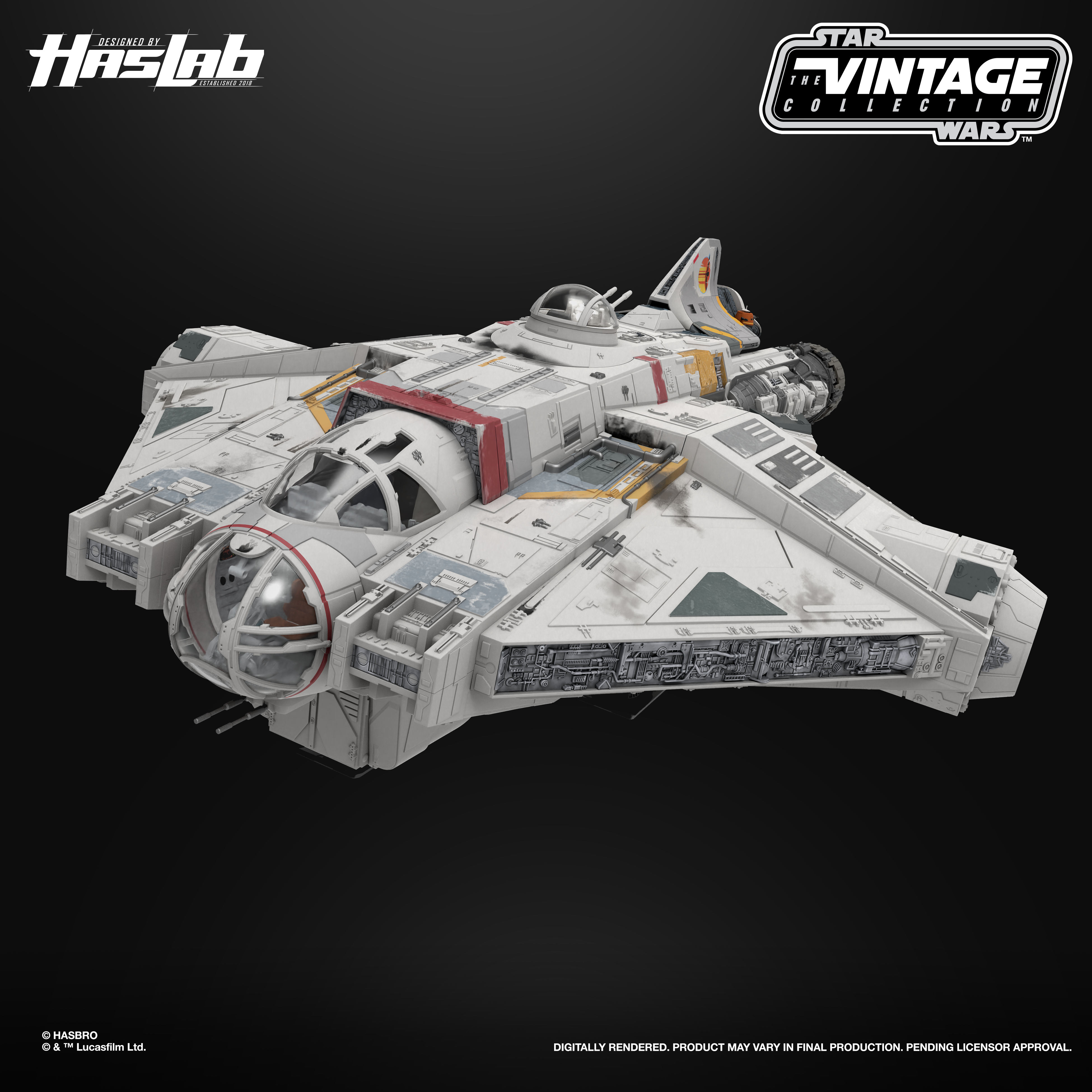 Star Wars The Vintage Collection: Ahsoka - The Ghost Exclusivo HasLab