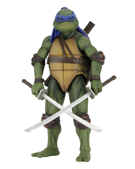 NECA Figura de Accion: TMNT Tortugas Ninja 1990 - Leonardo Escala 1/4