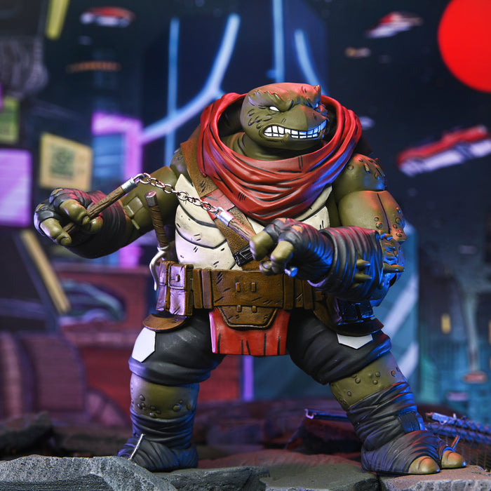 NECA Figura de Accion Ultimate: TMNT Tortugas Ninja The Last Ronin - Odyn ReEvolution 7 Pulgadas