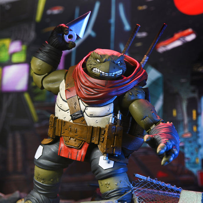 NECA Figura de Accion Ultimate: TMNT Tortugas Ninja The Last Ronin - Odyn ReEvolution 7 Pulgadas