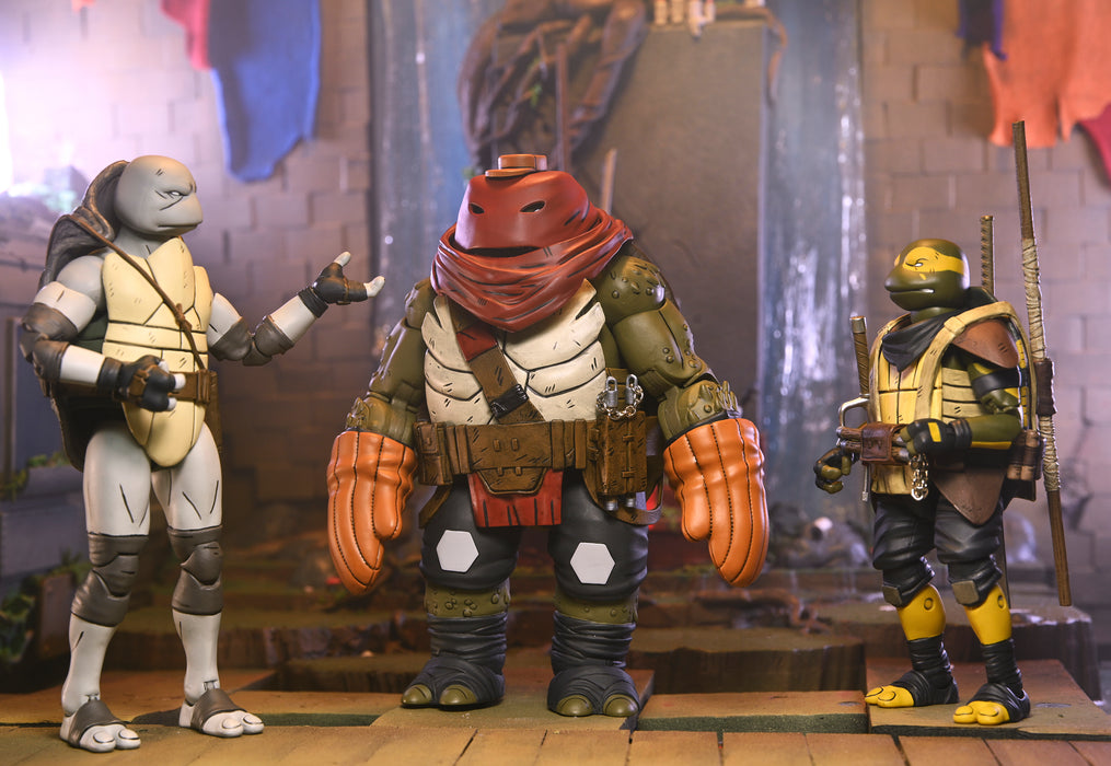 NECA Figura de Accion Ultimate: TMNT Tortugas Ninja The Last Ronin - Odyn ReEvolution 7 Pulgadas
