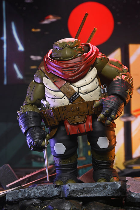 NECA Figura de Accion Ultimate: TMNT Tortugas Ninja The Last Ronin - Odyn ReEvolution 7 Pulgadas