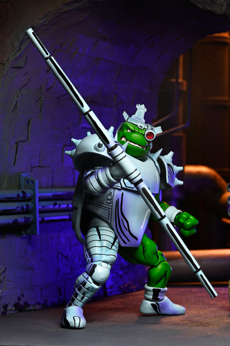 NECA Figura de Accion: TMNT Tortugas Ninja Mirage Comics - Cyborg Donatello 7 Pulgadas