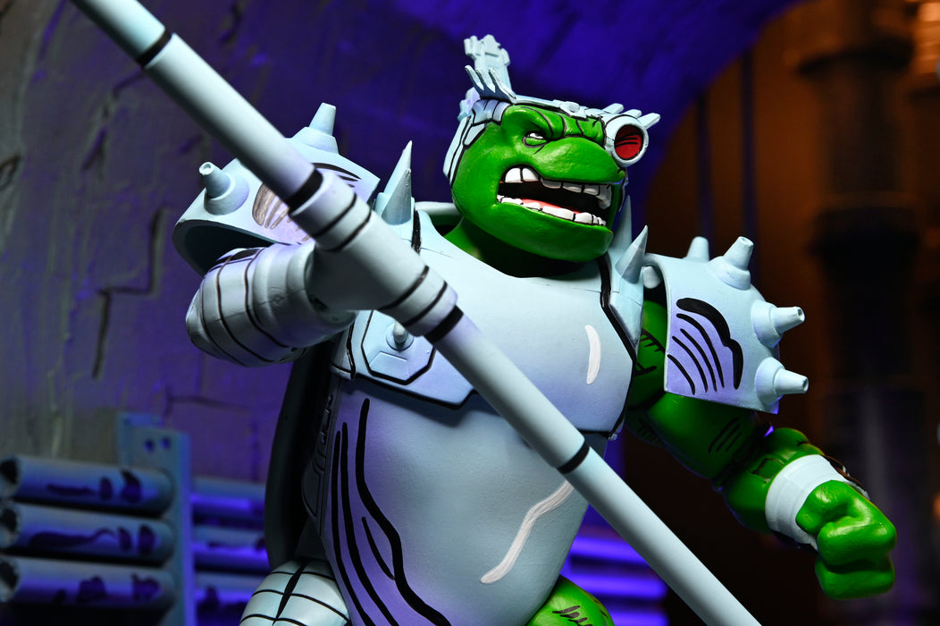 NECA Figura de Accion: TMNT Tortugas Ninja Mirage Comics - Cyborg Donatello 7 Pulgadas