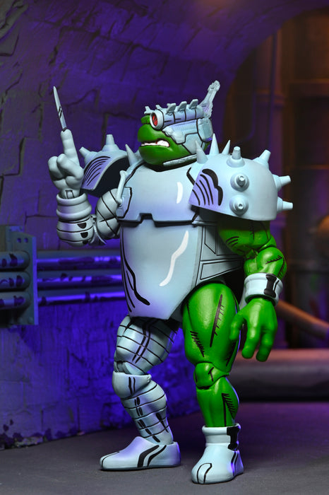 NECA Figura de Accion: TMNT Tortugas Ninja Mirage Comics - Cyborg Donatello 7 Pulgadas