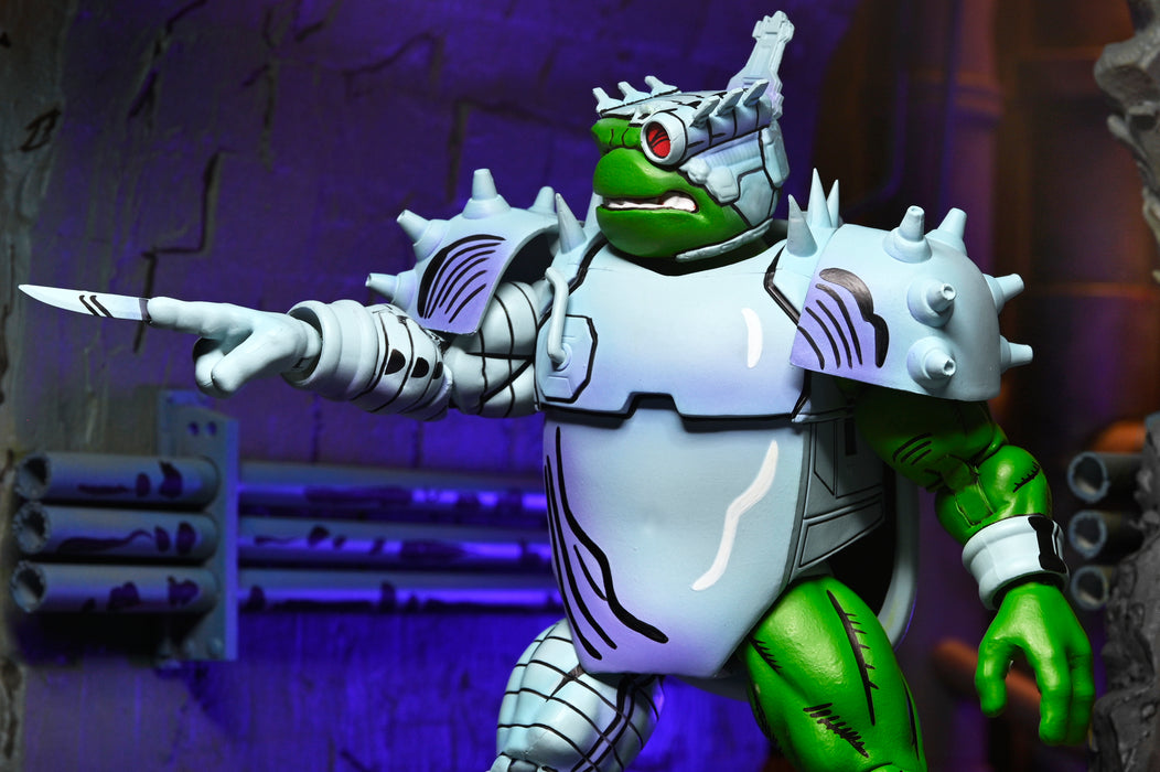 NECA Figura de Accion: TMNT Tortugas Ninja Mirage Comics - Cyborg Donatello 7 Pulgadas