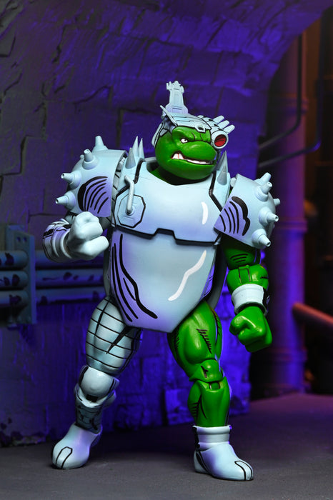 NECA Figura de Accion: TMNT Tortugas Ninja Mirage Comics - Cyborg Donatello 7 Pulgadas
