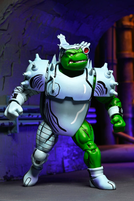 NECA Figura de Accion: TMNT Tortugas Ninja Mirage Comics - Cyborg Donatello 7 Pulgadas