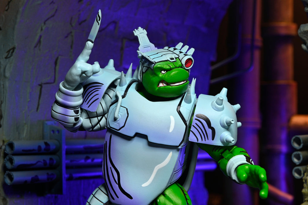 NECA Figura de Accion: TMNT Tortugas Ninja Mirage Comics - Cyborg Donatello 7 Pulgadas