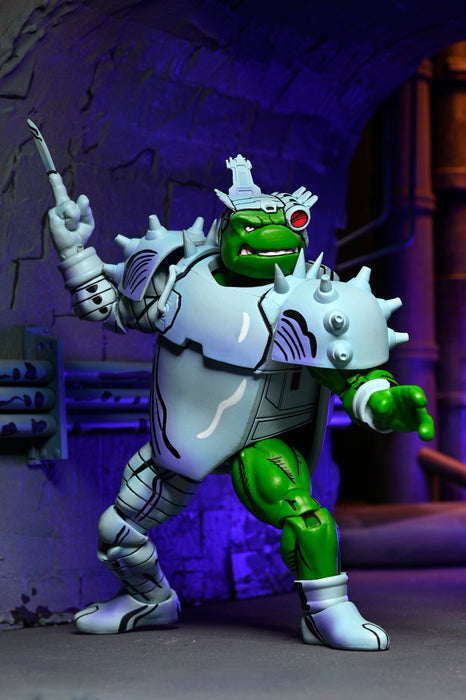 NECA Figura de Accion: TMNT Tortugas Ninja Mirage Comics - Cyborg Donatello 7 Pulgadas