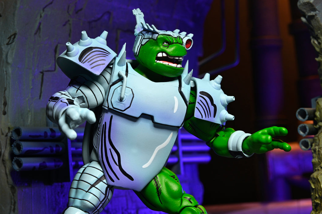 NECA Figura de Accion: TMNT Tortugas Ninja Mirage Comics - Cyborg Donatello 7 Pulgadas