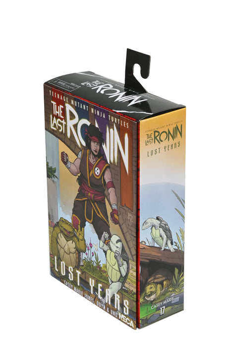 NECA Figura de Accion: TMNT The Last Ronin The Lost Years - Casey Marie con Baby Odyn y Uno 7 Pulgadas