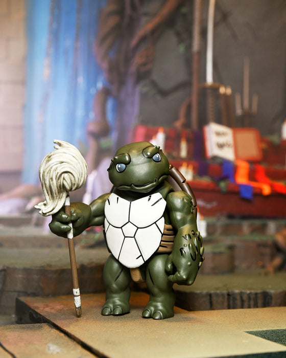 NECA Figura de Accion: TMNT The Last Ronin The Lost Years - Casey Marie con Baby Odyn y Uno 7 Pulgadas