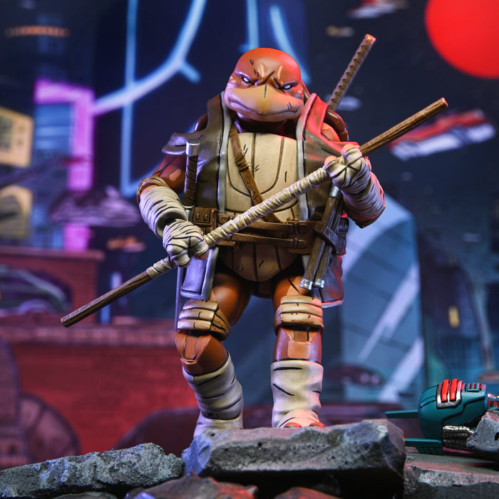 NECA Figura de Accion Ultimate: TMNT Tortugas Ninja The Last Ronin - Moja ReEvolution 7 Pulgadas
