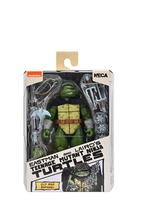 NECA Figura de Accion: TMNT Tortugas Ninja Mirage Comics - Old Man Raphael 7 Pulgadas