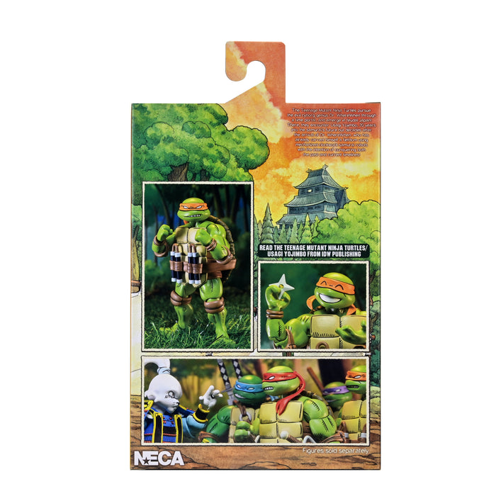 NECA Figura de Accion Ultimate: TMNT x Usagi Yojimbo - Michelangelo 7 Pulgadas