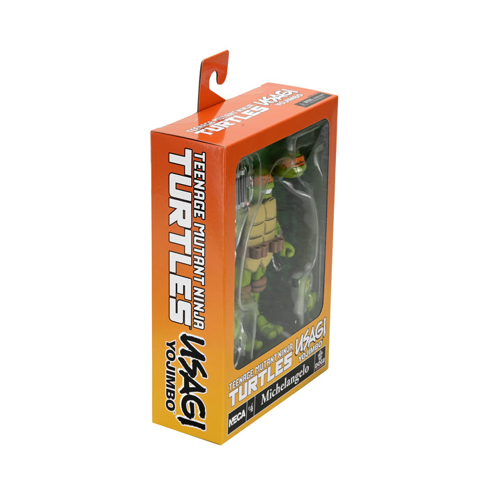 NECA Figura de Accion Ultimate: TMNT x Usagi Yojimbo - Michelangelo 7 Pulgadas