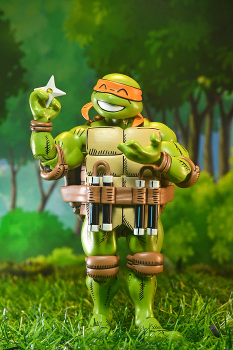NECA Figura de Accion Ultimate: TMNT x Usagi Yojimbo - Michelangelo 7 Pulgadas